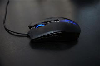 Blue And Black Gaming Mouse