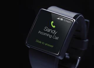 Incoming Call Icon With Smartwatch
