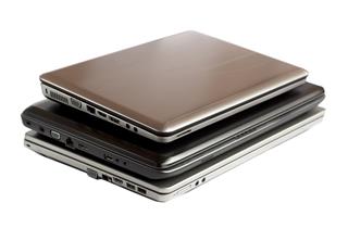 Stack Of Laptops
