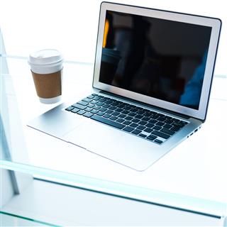 Laptop On Desk