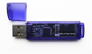 Purple Usb Flash Drive