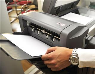 Fax And Printing Machine In Office