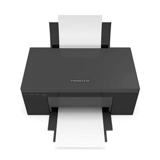 Modern Printer With Paper