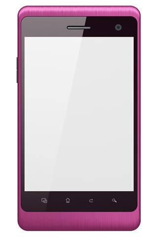 Detailed Pink Smartphone