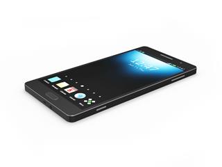 Modern Black Touchscreen Smartphone