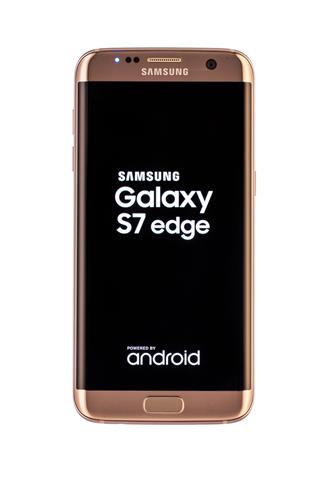 Gold Samsung Galaxy S7 Edge