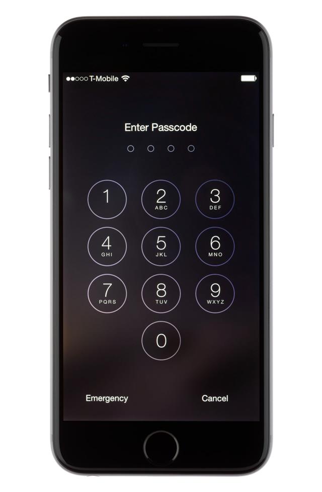 Apple Iphone 6 Passcode Lock Screen