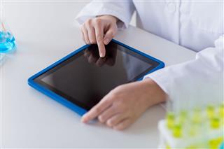 Scientist With Tablet