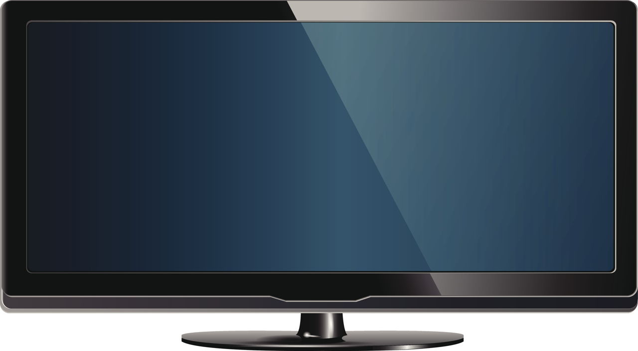 Изображение телевизора красное