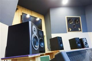 Loudspeaker In Recording Studio