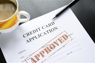 Credit card application – approved