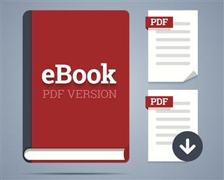 EBook template with pdf label