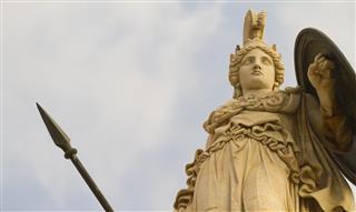 Statue of Greek goddess Athena