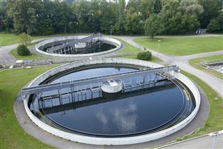 Water Treatment Plant Tank concept for water conservation recycling