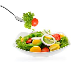 Fruit and vegetable salad