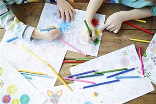 Children coloring picture