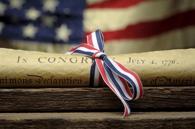 Declaration Of Independence and Ribbon