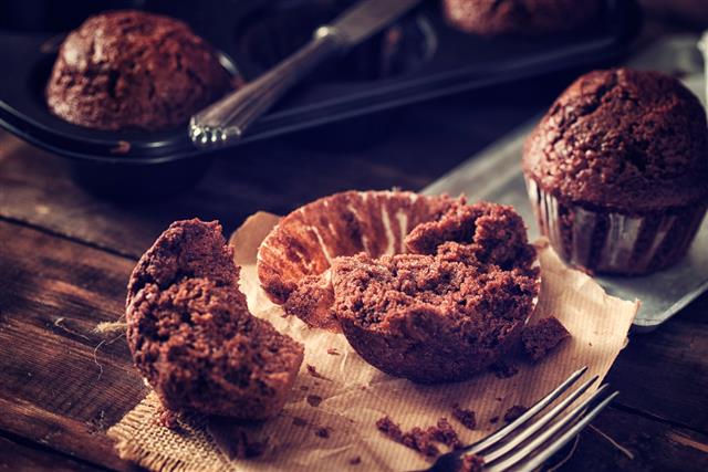 Homemade Chocolate Muffins