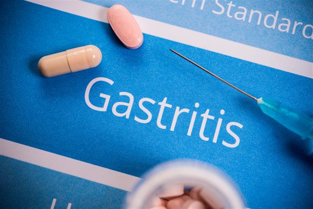 Gastritis concept