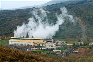 Geothermal power plant in Kenya
