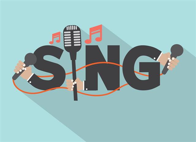 Sing Typography With Microphones Design