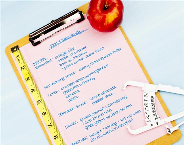 Food and Exercise Log for a Healthy Lifestyle