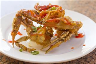 Fried Thai Crab Legs