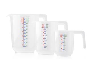 Tree clear measuring cups