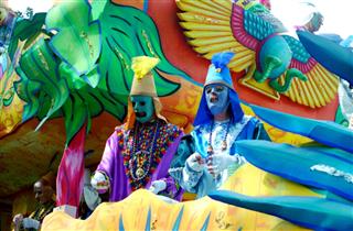 Mardi Gras Parade - Krewe members