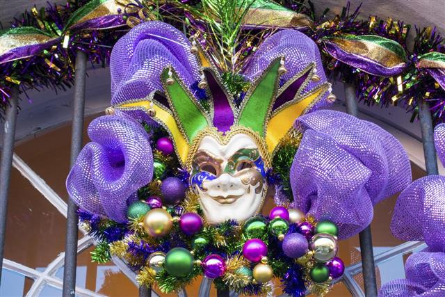 Mardi Gras Mask in New Orleans