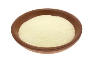 Xanthan gum in a small bowl