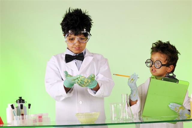 Mad Scientist Brothers at Work
