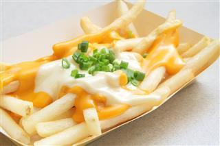 French Fries with Melted Cheese