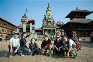 Town Square In Bhaktapur