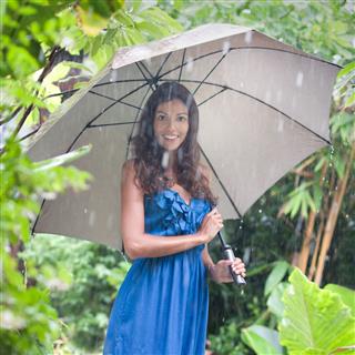 Woman Under An Umbrella