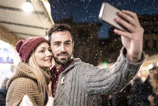 Take A Selfie Under The Snow