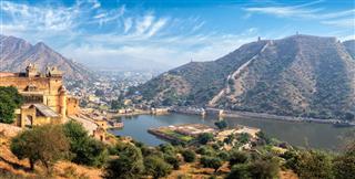 Amer Fort And Maota Lake Rajasthan