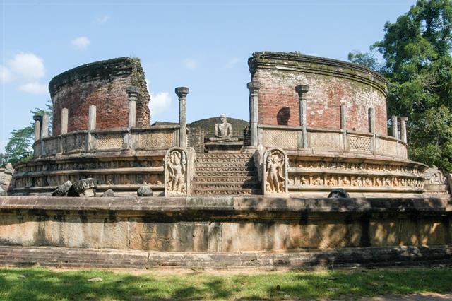 Vatadage Of Polonnaruwa Ruin Unesco World Heritage