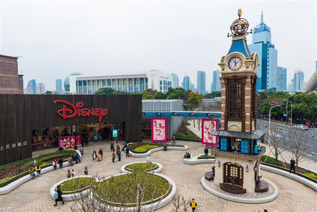 Beautiful Disney Store At Shanghai