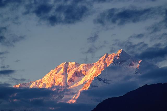 Sunset At Sikkim