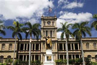 Historic Aliiolani Hale In Honolulu