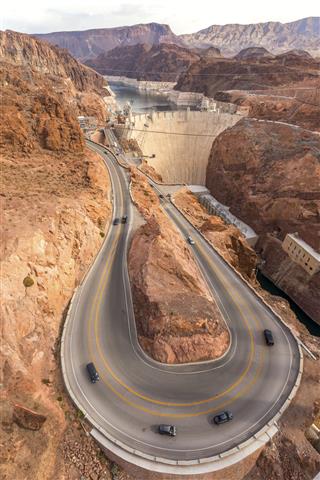 Hoover Dam Near Las Vegas