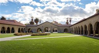Memorial Court Of Stanford University Campus