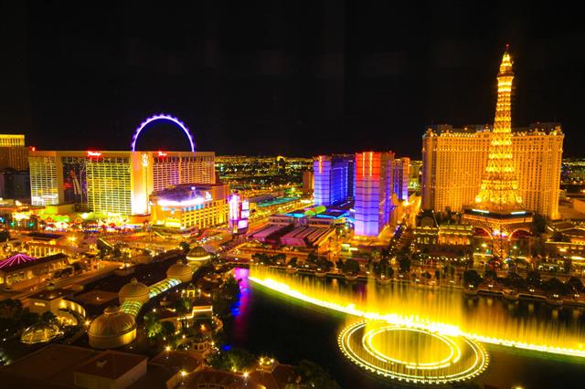 Aerial View Of Las Vegas Strip