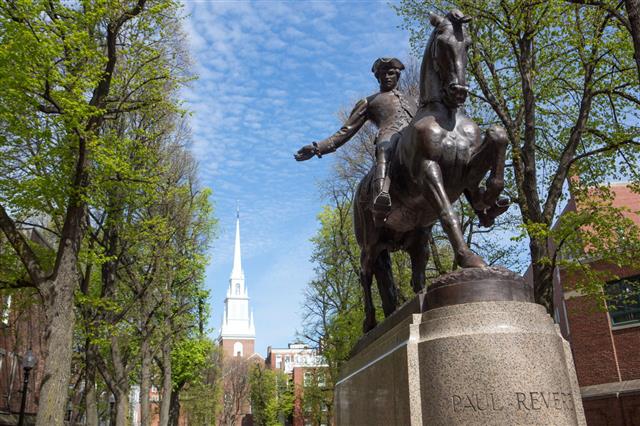 Paul Reveres Monument Boston