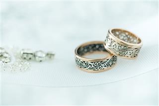 Two Wedding Rings With Rare Design