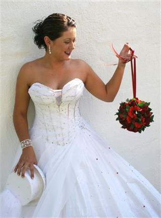 Bride On Her Wedding Day