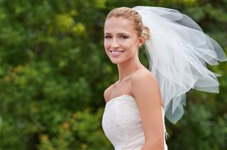 The Blushing Bride On Her Big Day