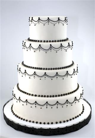 Plain Wedding Cake