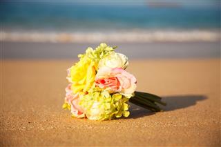 Bouquet On The Beach
